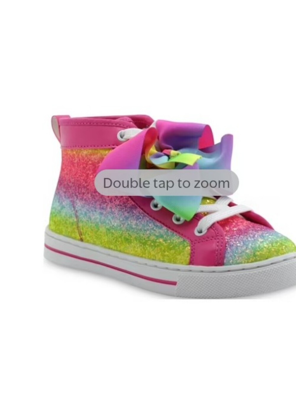 Multicolor high top JOJO sneakers sz 4